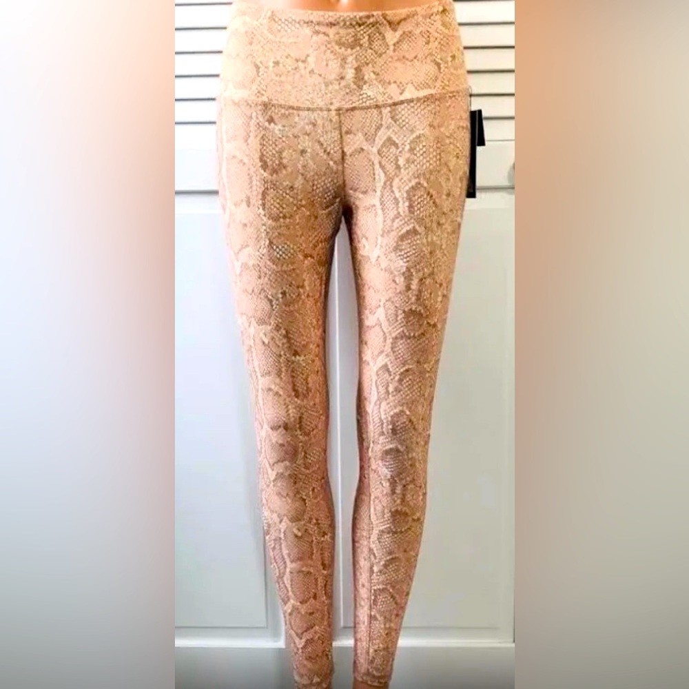 BCBG MAXAZIRA Snakeskin Print Leggings